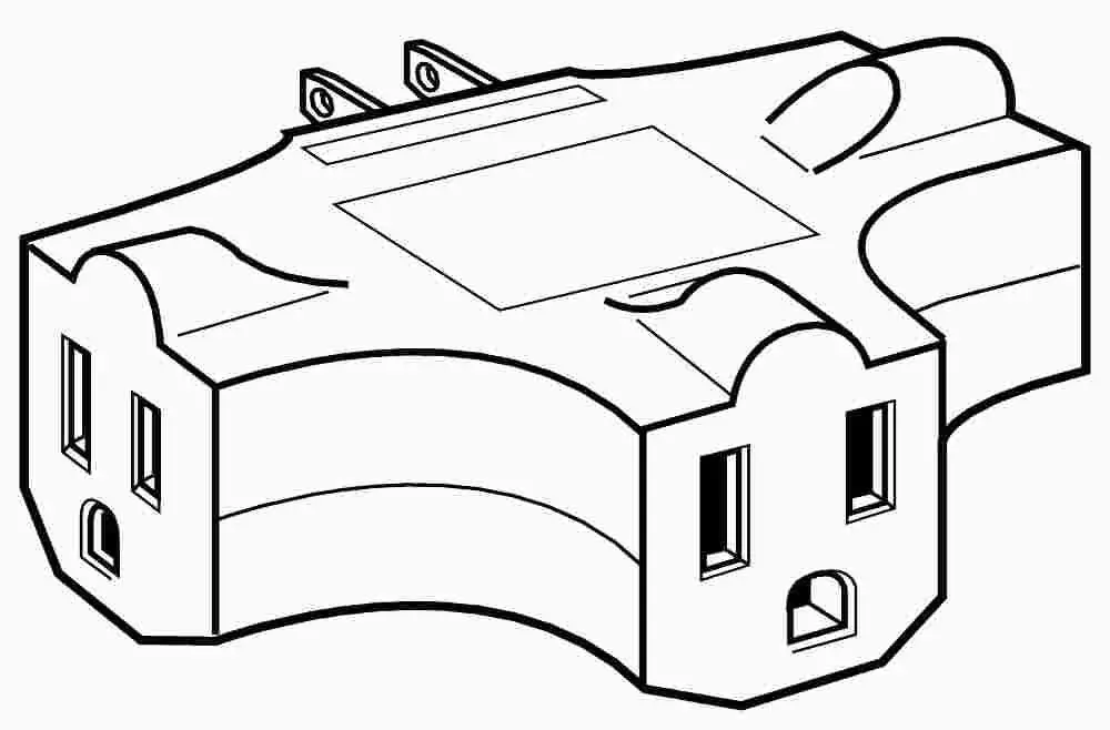 Preferred Industries&Trade; Ground Adapter Wire, 3 Wire, 15 Amps, 125 Volts, Vinyl 1