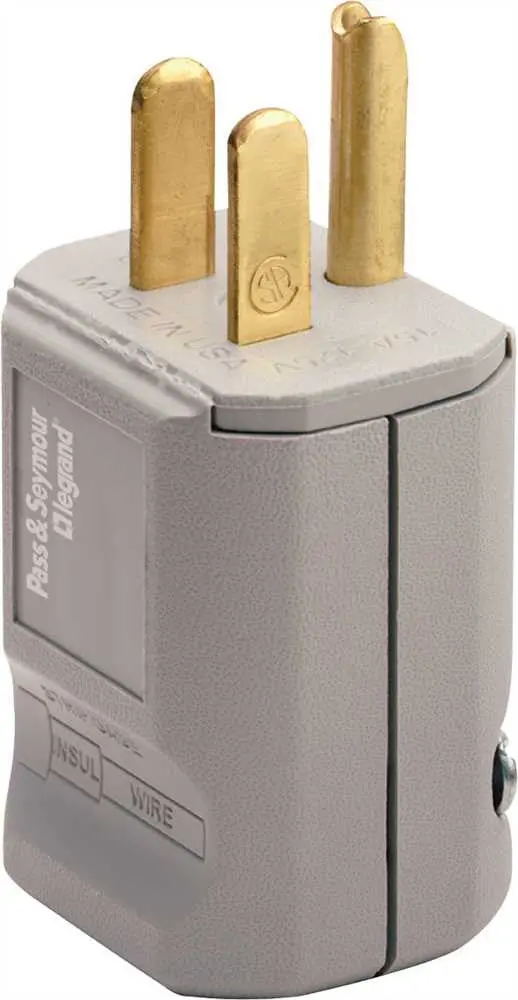 Hospital Grade Plug 3 Wire Male 15 Amps 1