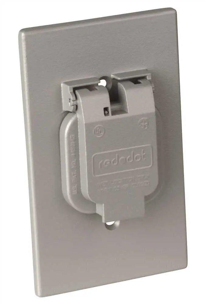 Aluminum Single Weatherproof Cover Vertical Style 1