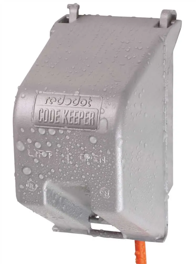 Aluminum Single Outlet In Use Wet Location Cover 1