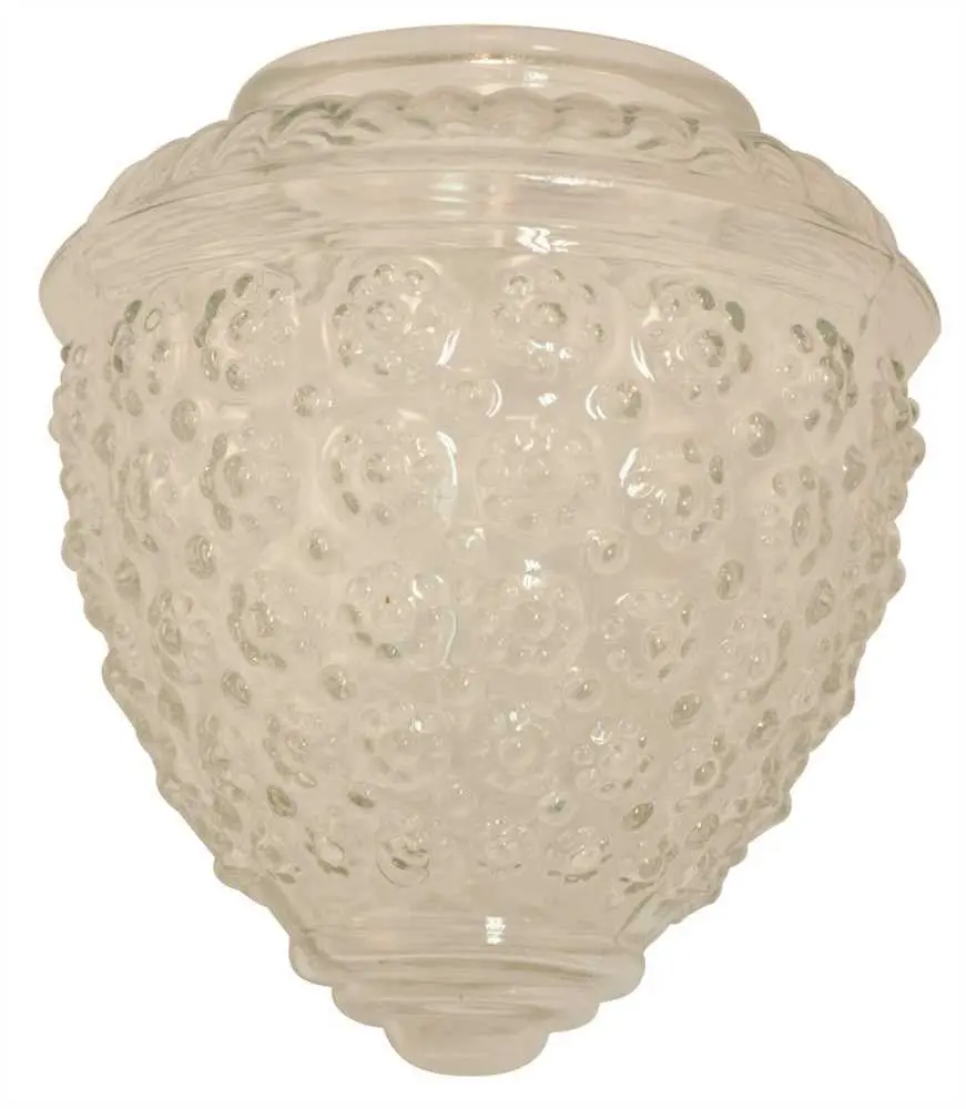 Royal Cove&Trade; Acorn Globe Light Fixture Replacement Glass, Clear, 5-1-2 X 5-1-2 In., 3-1-4 In. Fitter 1