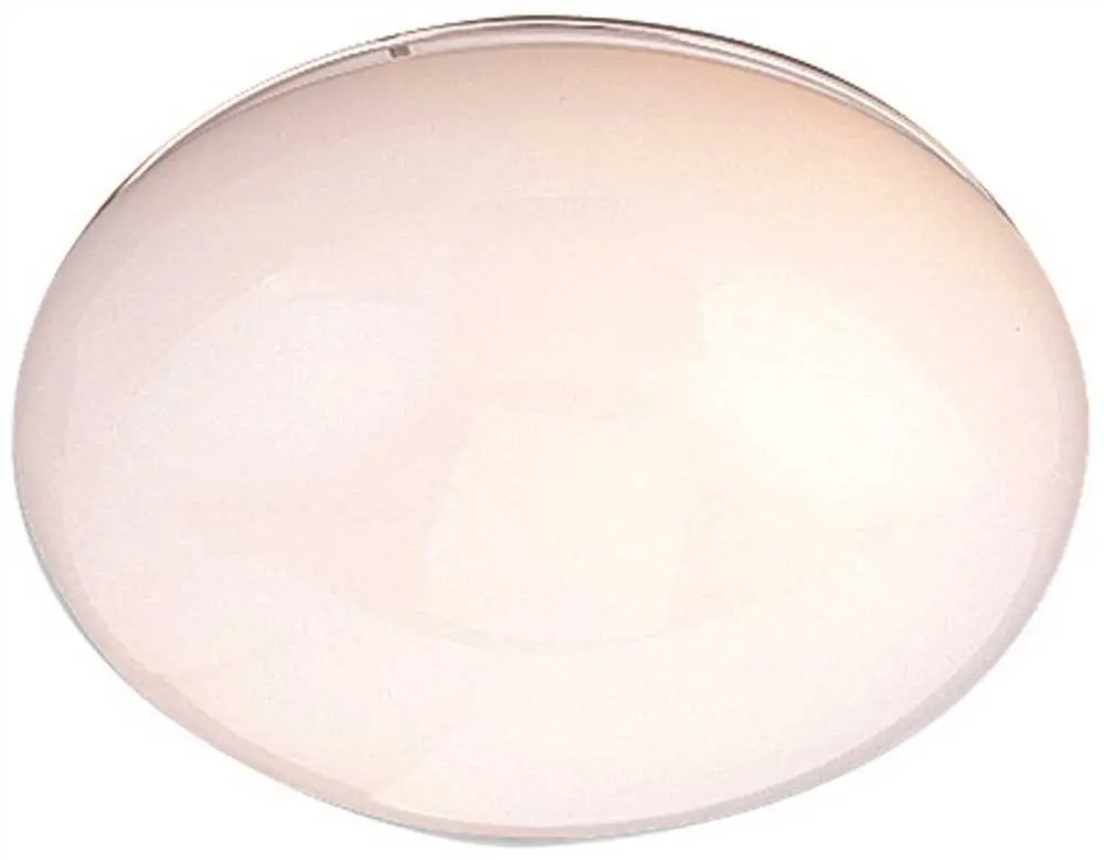 Royal Cove Replacement Glass For Mushroom Ceiling Fixture, 7-1-2 In. Diameter, White 1
