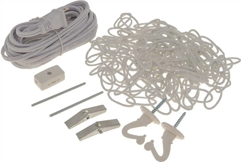 Swag Hook And Chain Kit White 15 Ft 1