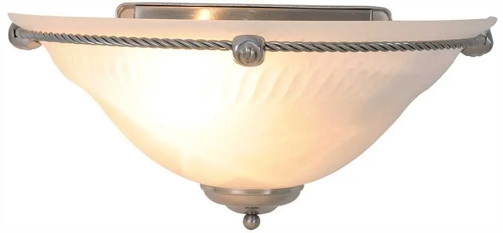 Torino&Trade; Wall Sconce, Maximum One 60 Watt Incandescent Medium Base Bulb, 13 In., Brushed Nickel 1