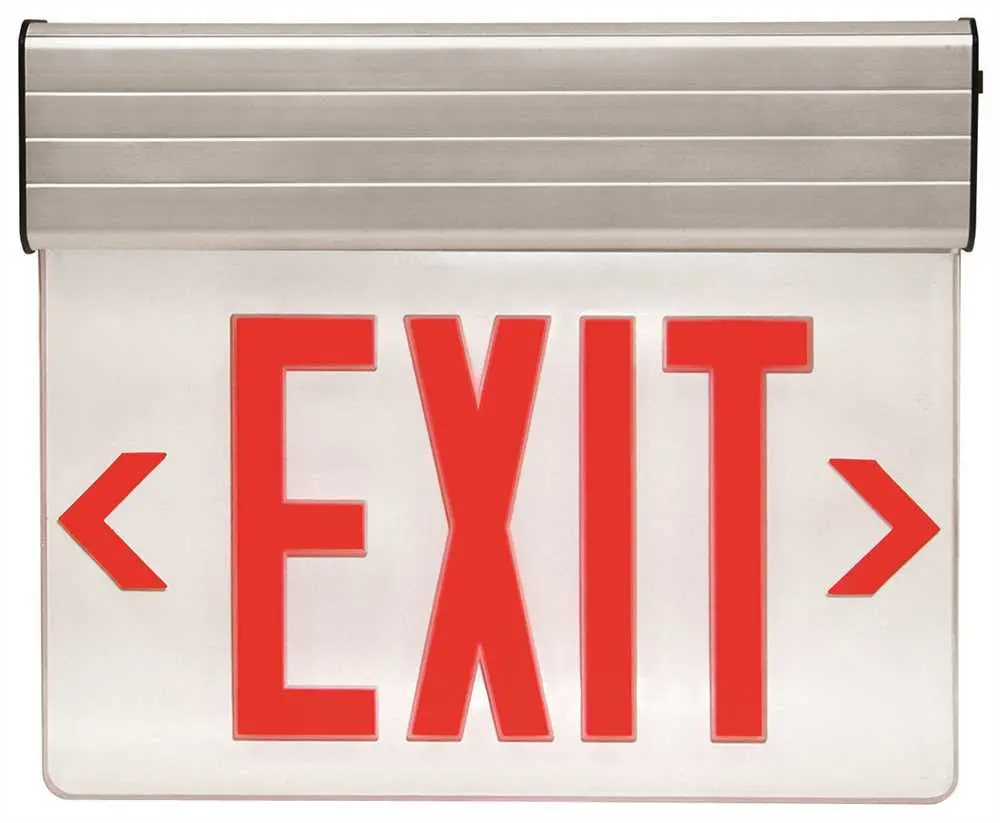 Monument Edge-Lit Led Exit Sign Single Face 1