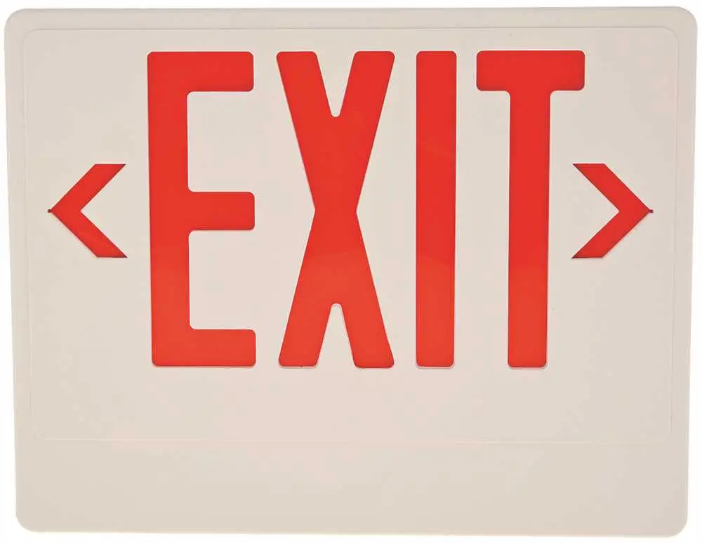 Monument Led Exit Sign Light With Remote Capability 1