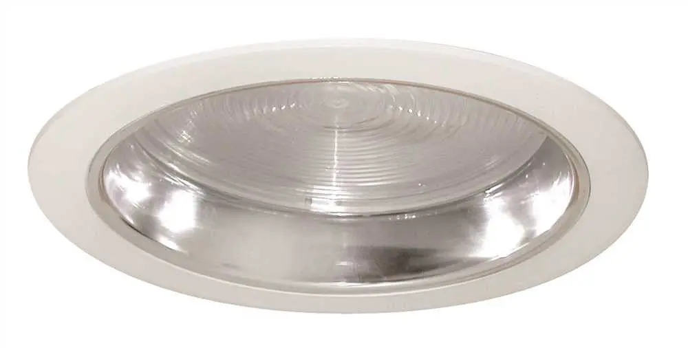 Reflector With Freznel Lens 6" Trim White Ring 1