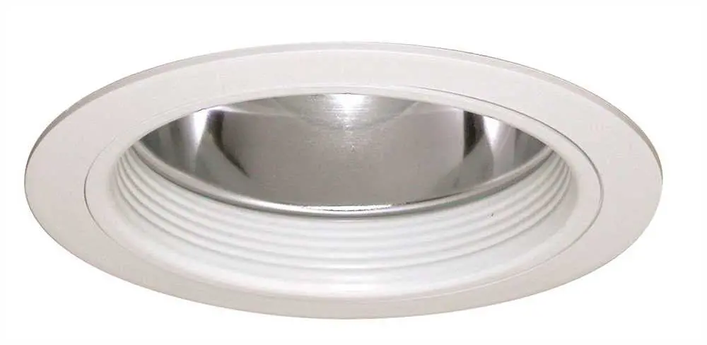 Fluorescent Baffle Trim With Alzak Reflector 1