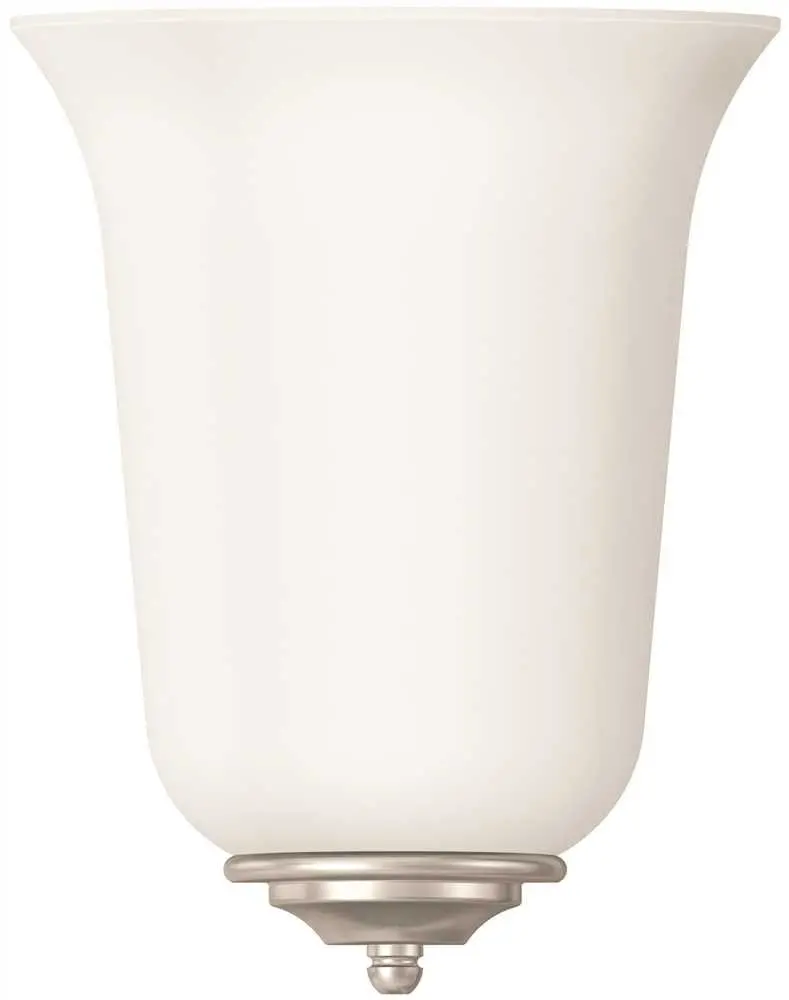 Decorative Wall Sconce Fixture, Maximum One 60 Watt Incandescent Medium Base Bulb, 8 In. Brushed Nickel And Oil Rubbed Bronze 1