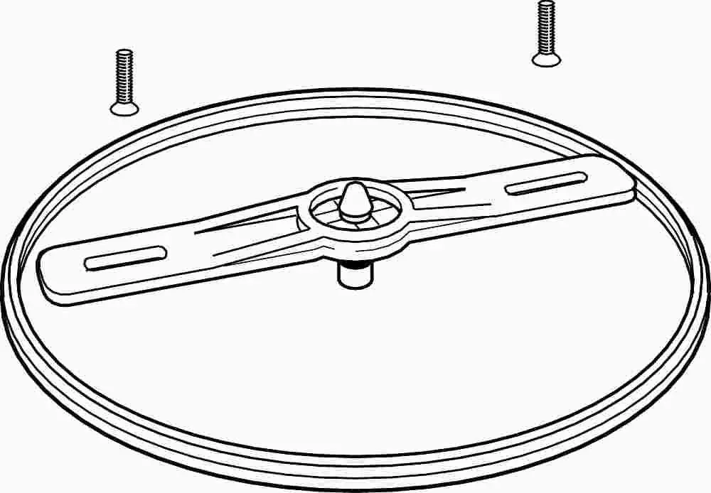 Arlington Ceiling Cover Plate, Fits 3-1-2 And 4 In., White 1