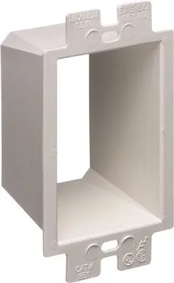 Arlington Single-Gang Box Extender, Heavy-Duty Plastic 1