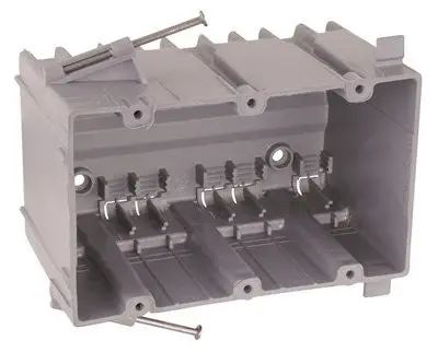 Thermoplastic 3 Gang Nail It Box 1