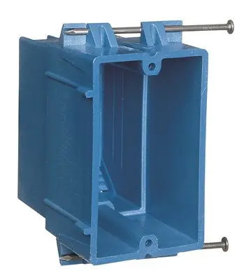 Non Metallic Superblue Nail On Switch Or Outlet Box 1