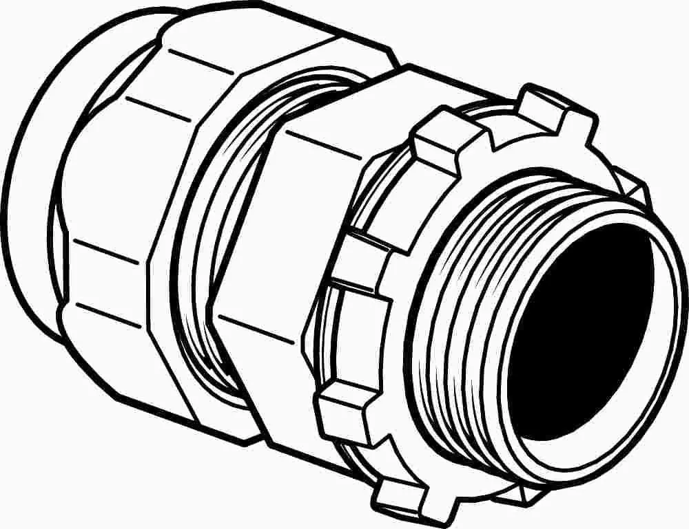 Emt Compress Connector 1-2 In. 1