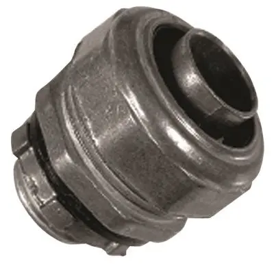 Metallic Liquid Tight Connector 3-8 In. 1
