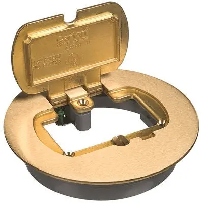 Brass Floor Cover 1-1-4 In. Nps Opening 1