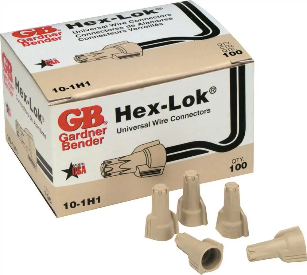 Wire Connector 100 Pack Tan 1