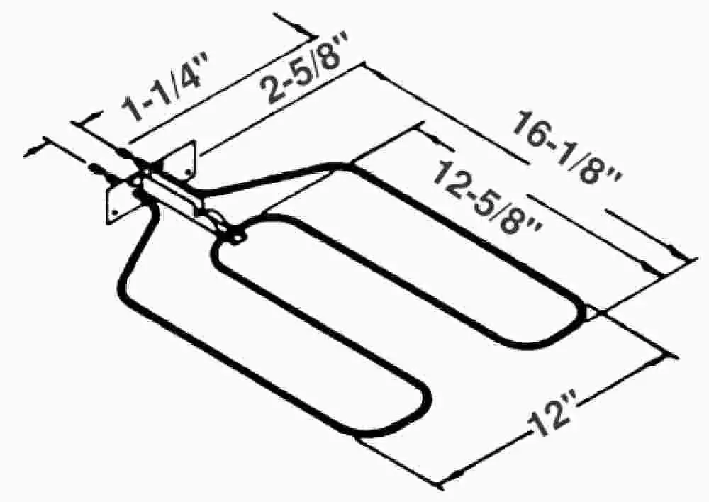 Bake Broil Oven Element For Ge&Reg; Or Hotpoint&Reg; Rp44x173 1