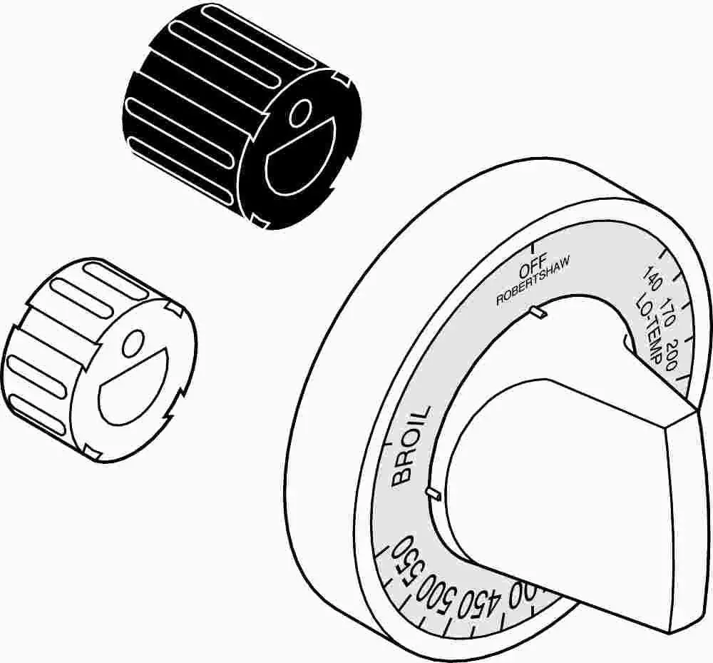 Universal Gas Burner Range Knob Kit 1