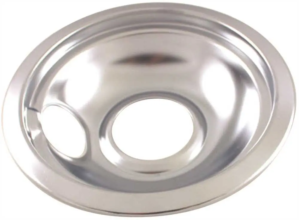 Electric Range Drip Pan Fits Frigdaire&Reg; Ranges, Chrome, 6" 1