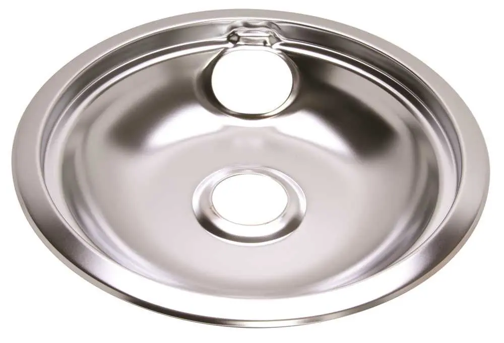 Electric Range Drip Pan Fits Frigdaire&Reg; Ranges, Chrome, 8" 1
