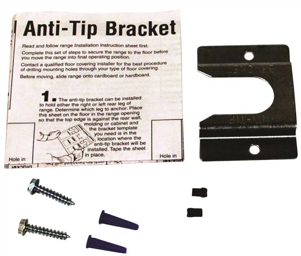 Range Anti Tip Kit For Whirlpool&Reg; 1