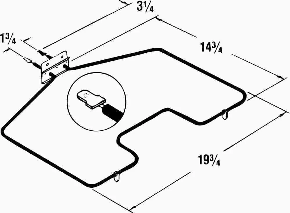 Bake Oven Element Rp777 For Kenmore&Reg; 1