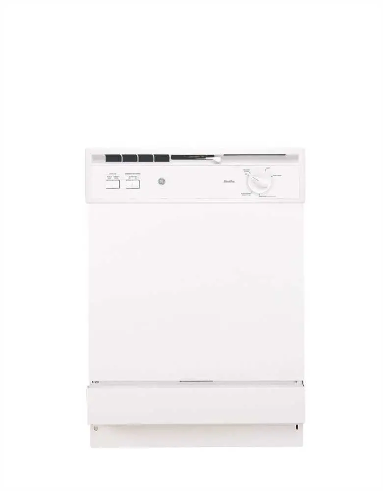 Ge&Reg; Spacemaker&Reg; Under-The-Sink 24-Inch Dishwasher With Touchpad Controls, White, 5 Cycles - 2 Options 1