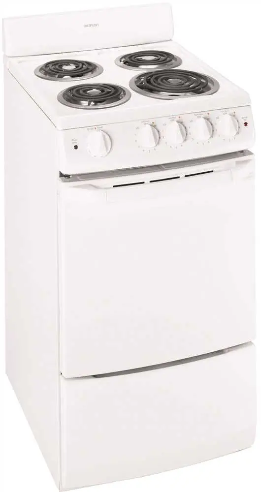 Hotpoint&Reg; 20-Inch 2.4 Cu.Ft. Free-Standing Electric Range, White 1