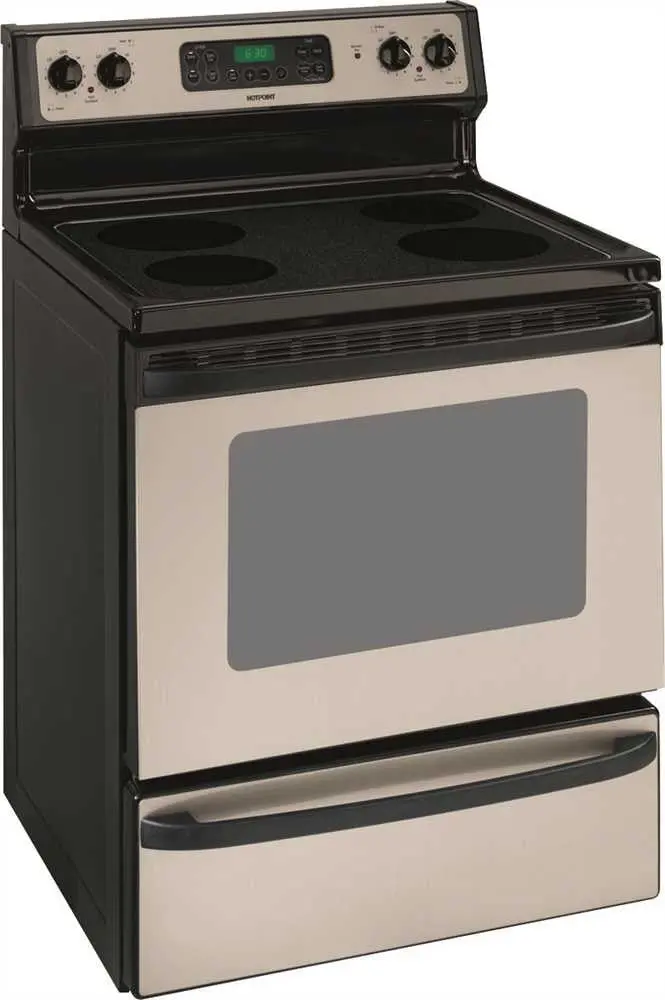 Hotpoint&Reg; 30 In. Free-Standing Electric Range, Silver 1