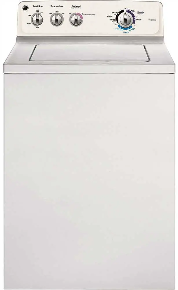 Ge&Reg; 3.6 Cu.Ft. Top Load Washing Machine, White, 12 Cycles 1