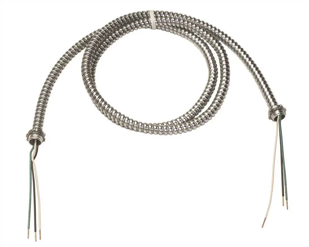 Lighting Fixture Whip 15Amp #14-3 6' 1