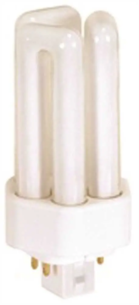 Sylvania Dulux&Reg; T-E-In Amalgam Ecologic&Reg; Compact Fluorescent Lamp, T4, Triple Tube, 26 Watts, 3500K, 82 Cri, Gx24q-3 Base 1