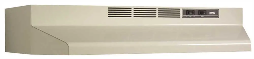 Broan Manufacturing&Reg; Under Cabinet, Non-Ducted Range Hood, Almond 1