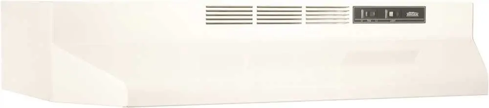Broan&Reg; 30-Inch 2-Speed Under-Cabinet Non-Ducted Range Hood, Almond 1