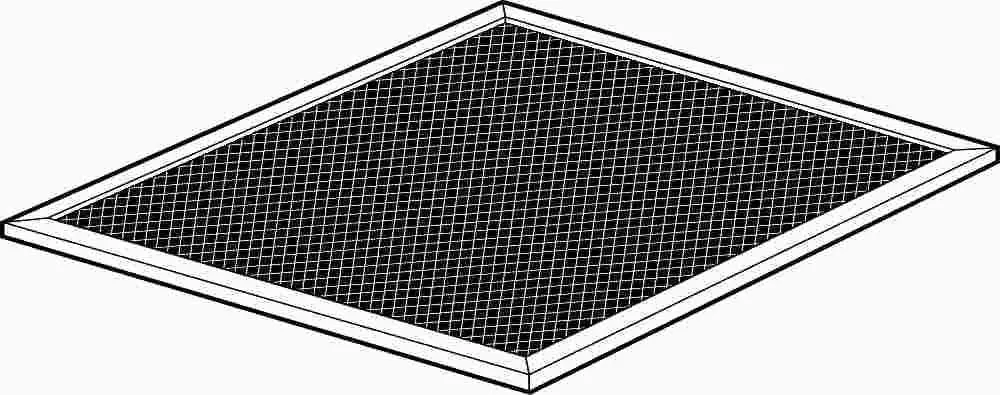 Duct-Free Filter 10-3-8 In. X 11-3-8 In. X 3-8 In., Fits Ge&Reg;, Hopoint&Reg;, Nutone&Reg; 1