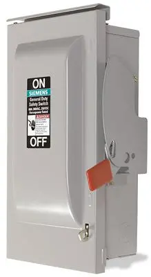 Outdoor General-Duty Enclosed 3-Pole Safety Switch 60A 1