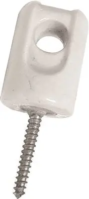 Porcelain Wire Holder 2-1-4 In. 1