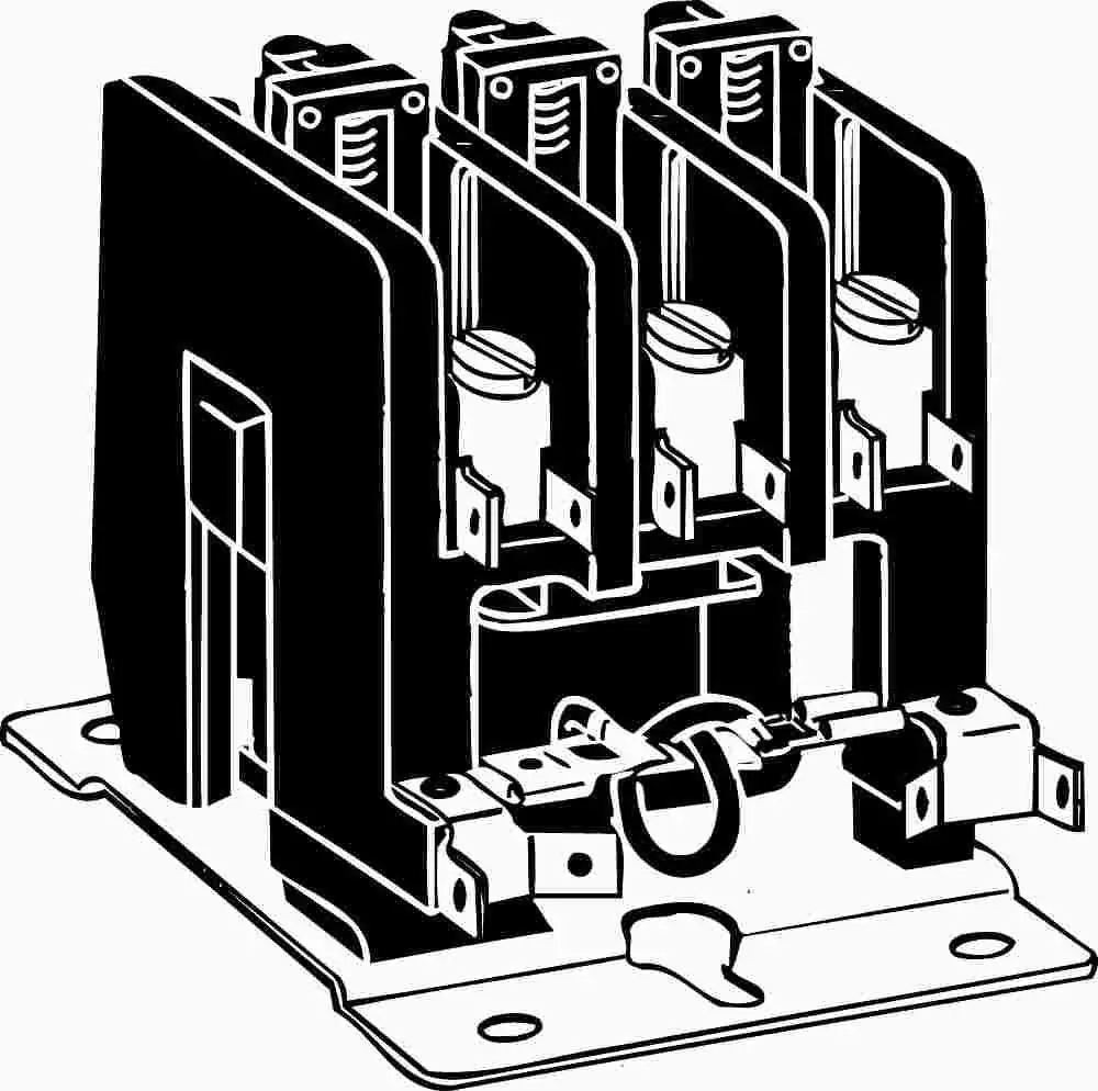 Definite Purpose Contactor Rbm Type 154 3 Pole 30A 24V 1