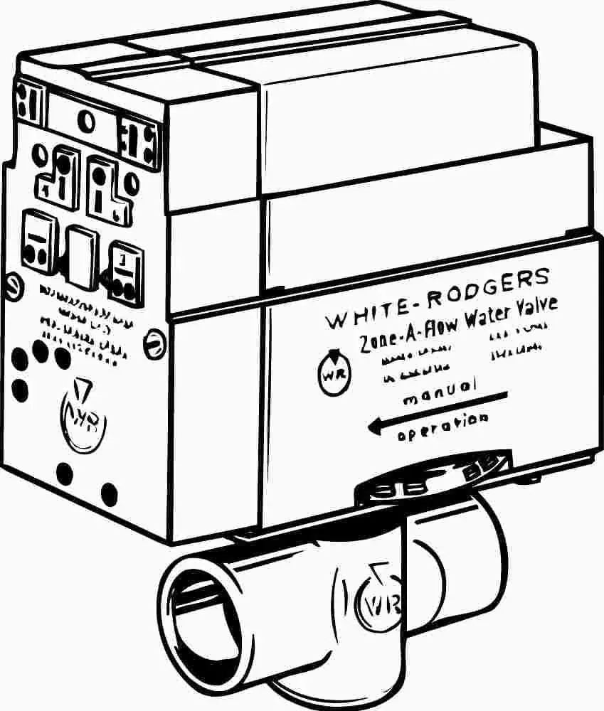 White Rodgers Zone Valve 3-4 In. Sweat, 2 Wire 1