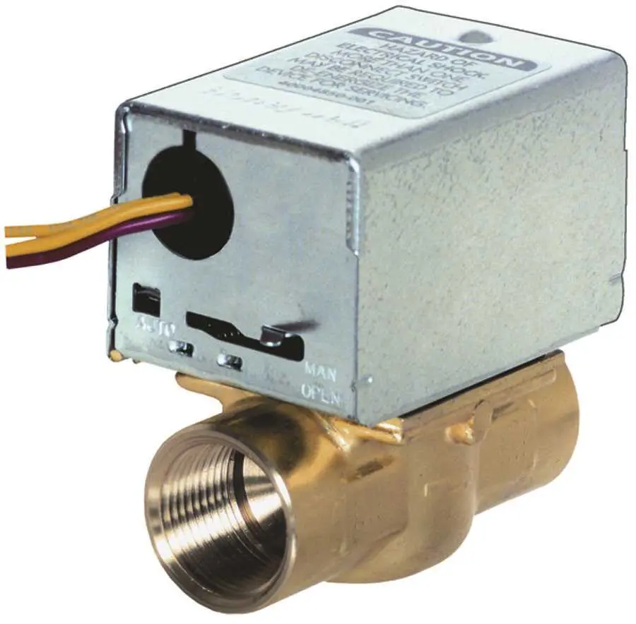 Honeywell Zone Valve 1-2" Inverted Flare, 2-Way, 24 Volt 1