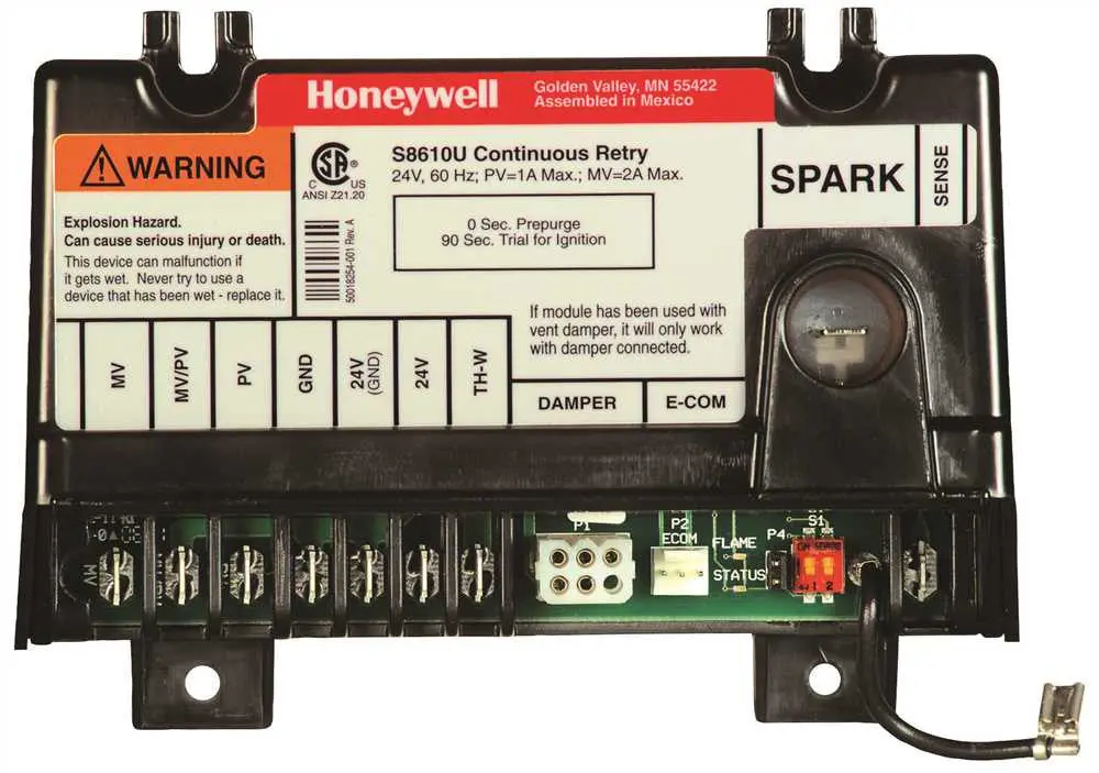 Intermittent Pilot Control S8610u3009 1