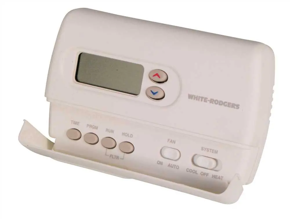 White Rodgers Digital Heat Pump Thermostat Programmable 5+2 Day 1