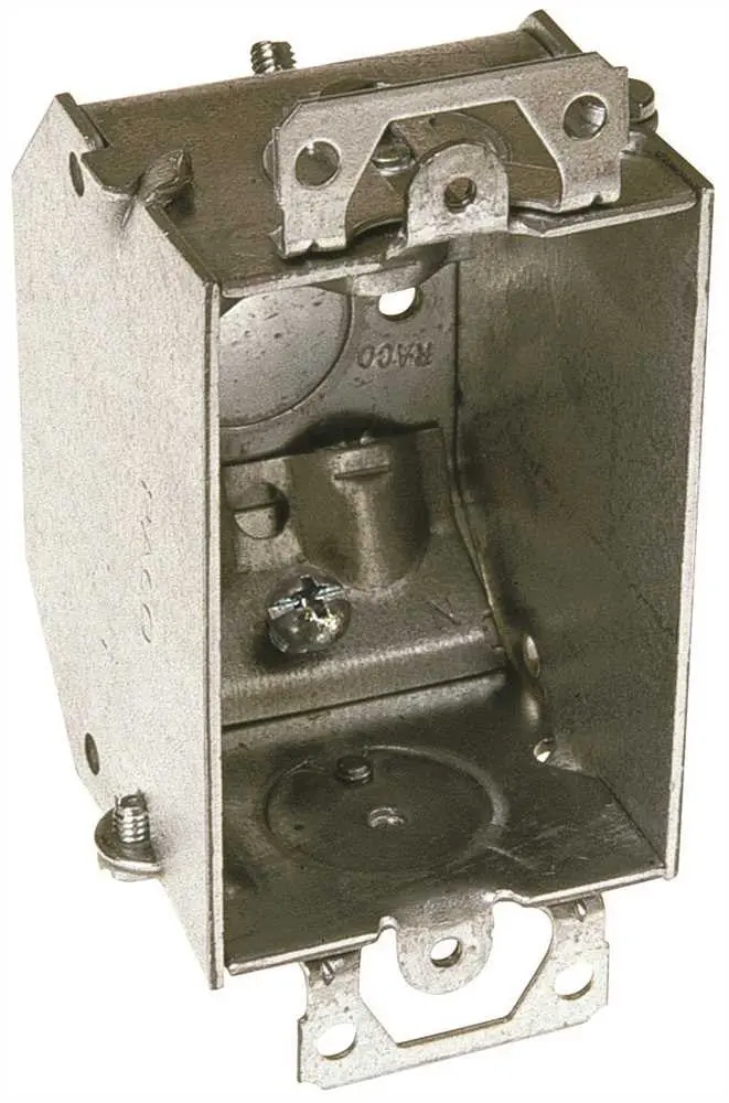 Hubbell Switch Box Single Gang Old Work Nmsc Clamps 2-1-4 In. Deep 1