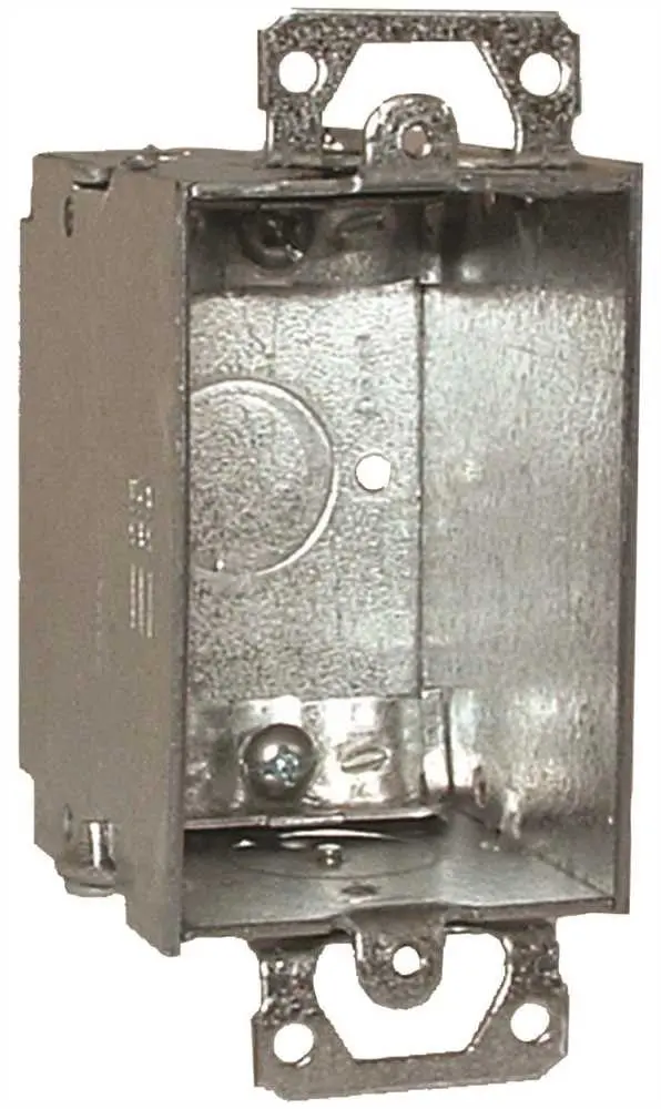 Hubbell Switch Box Single Gang Nmsc Clamps 2-1-2 In. Deep 1