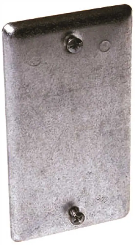 Hubbell Handy Box Cover Blank No Holes 1