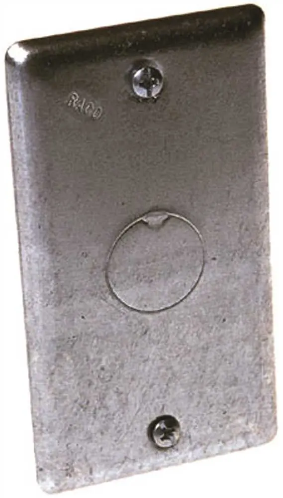 Hubbell Handy Box Cover 1-2 In. Center Knockout 1