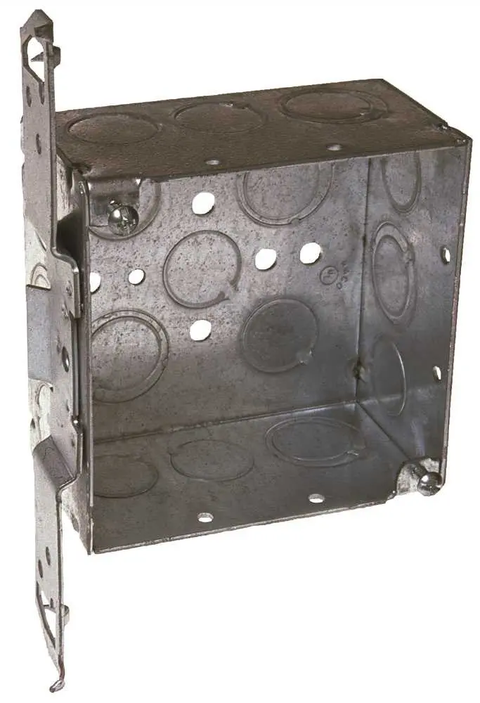 Hubbell Square Box 4 In. Ts Bracket 2-1-8 In. Deep 1