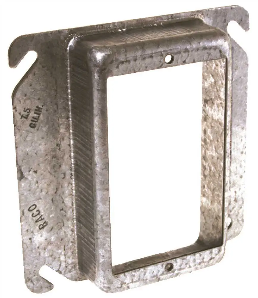 Hubbell Square Mud Ring 4 In. 1 Device Raised 1-4 In. 1
