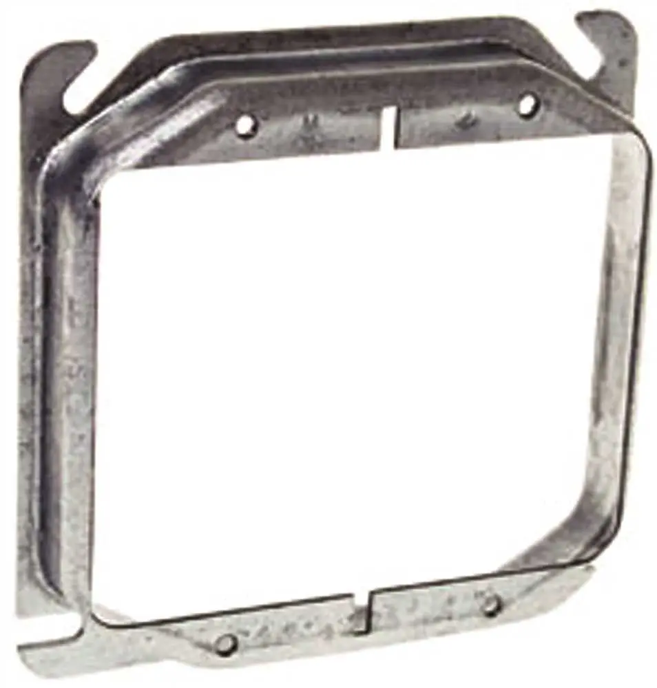 Mud Ring 4 In. Sq Raised 3-4 In. Two Device 1
